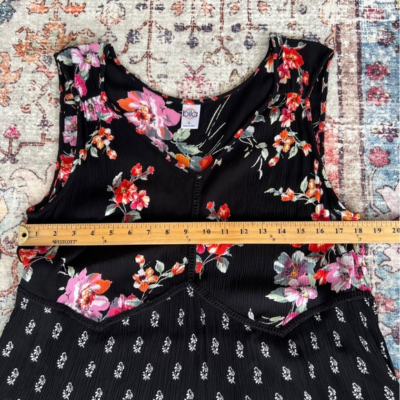 Bila Dress Retro 70s Vibe Large Festival Dress Boho Chic - Picture 10 of 13